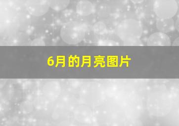 6月的月亮图片