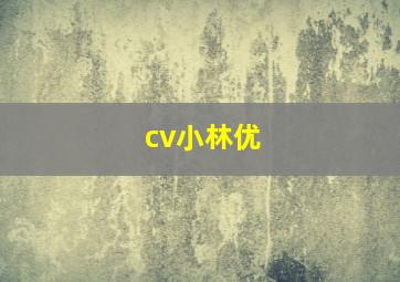 cv小林优