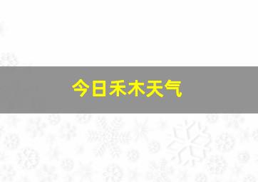 今日禾木天气