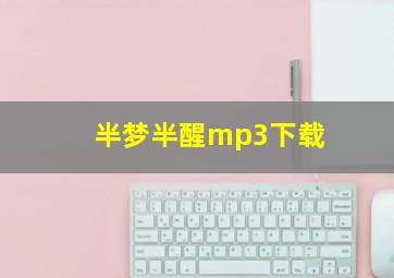 半梦半醒mp3下载