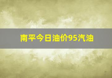 南平今日油价95汽油