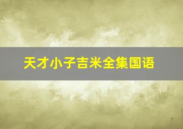 天才小子吉米全集国语