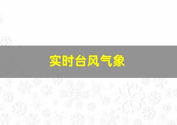 实时台风气象