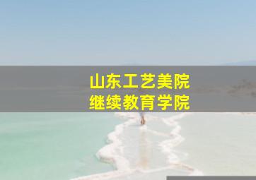 山东工艺美院继续教育学院