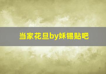 当家花旦by姀锡贴吧