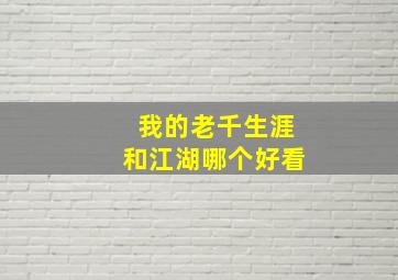 我的老千生涯和江湖哪个好看