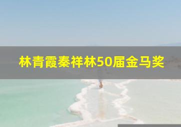 林青霞秦祥林50届金马奖