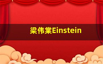 梁伟棠Einstein