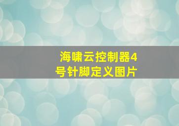 海啸云控制器4号针脚定义图片