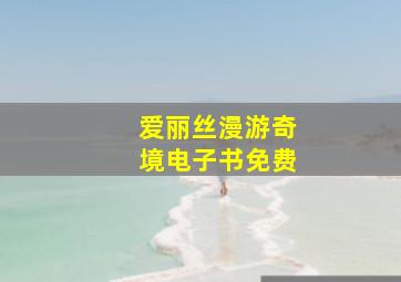 爱丽丝漫游奇境电子书免费