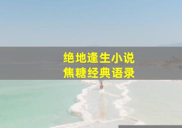 绝地逢生小说焦糖经典语录