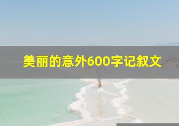 美丽的意外600字记叙文