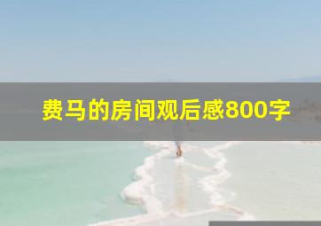 费马的房间观后感800字