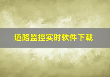 道路监控实时软件下载