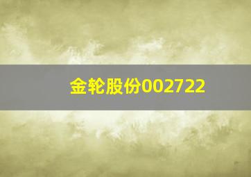 金轮股份002722