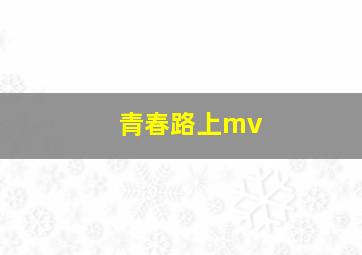 青春路上mv