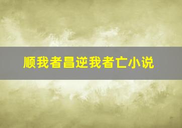 顺我者昌逆我者亡小说