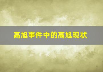 高旭事件中的高旭现状