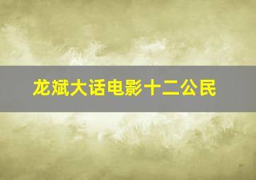 龙斌大话电影十二公民