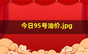 今日95号油价