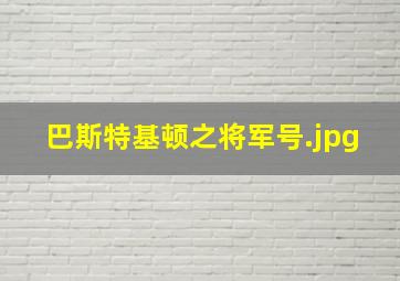 巴斯特基顿之将军号